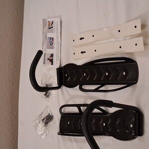 NWT Black Wall Mount Bike Rack